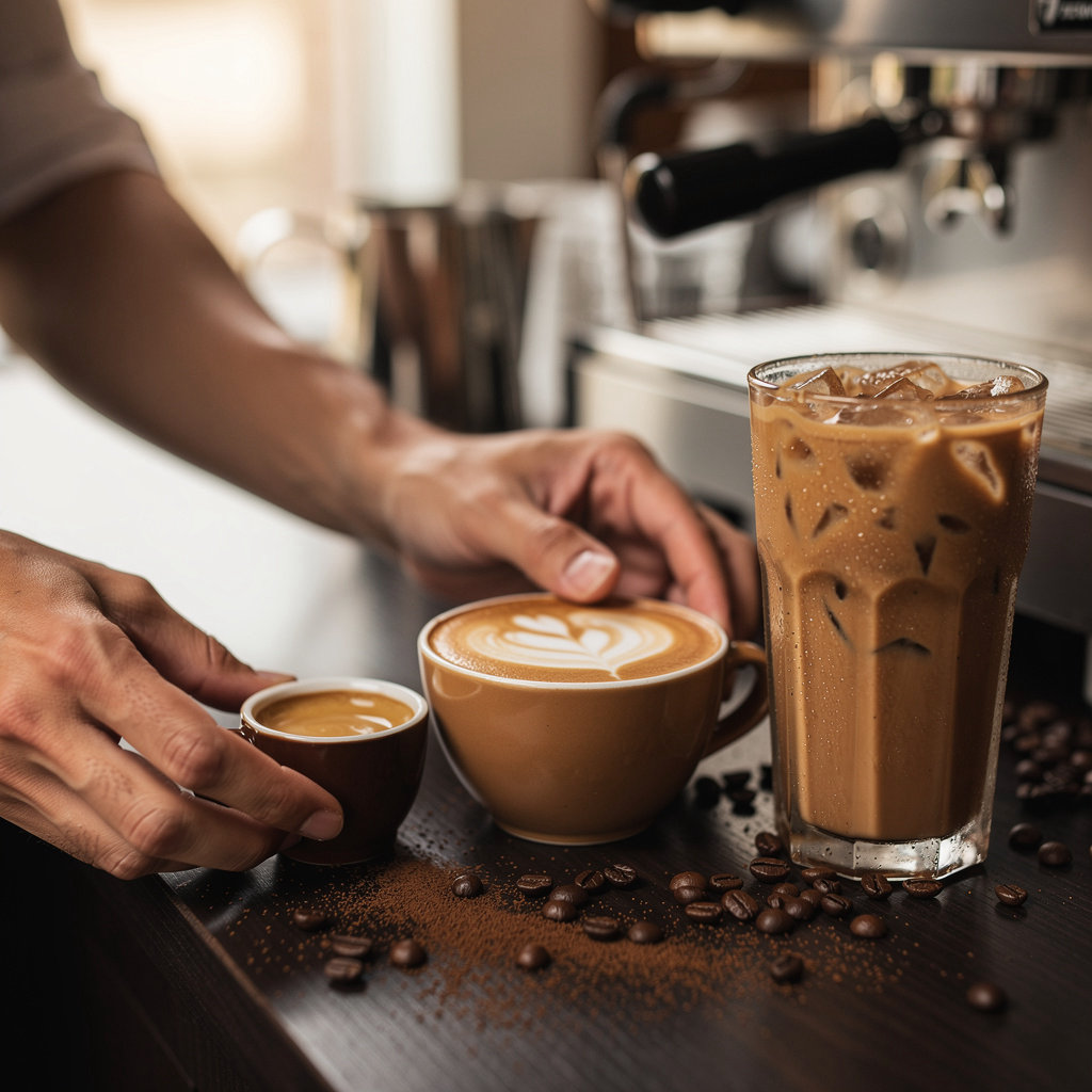 Kemo freshly roasted quality coffee drinks and menu selection in Alexandria